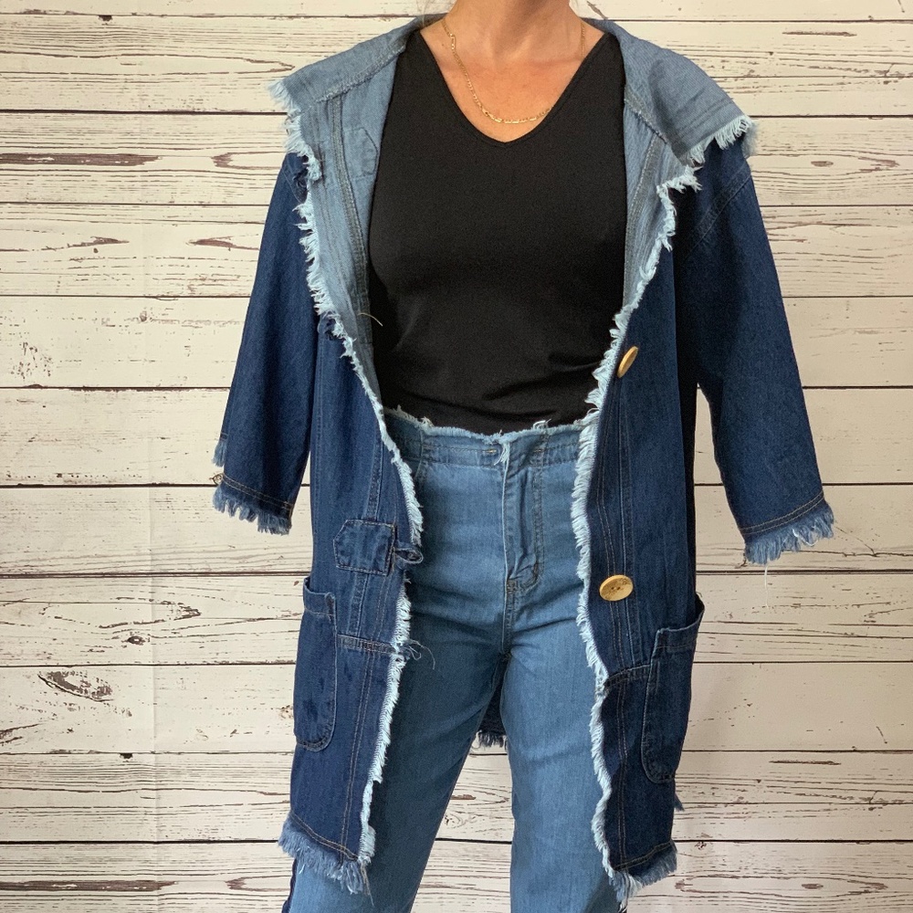 NWT Denim top